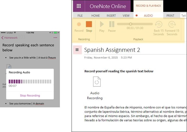 OneNote update