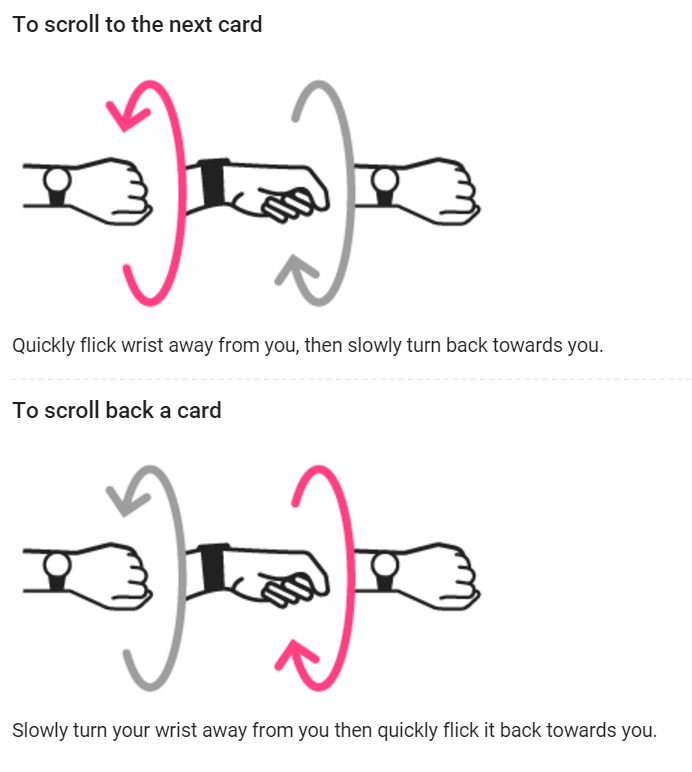 wrist gestures