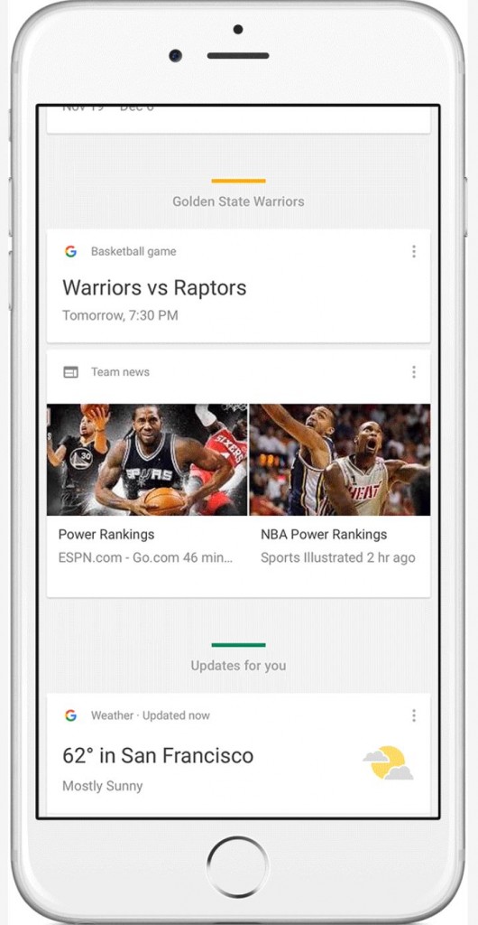 Google app for iOS gets updated – Brings in new design and emphasis on