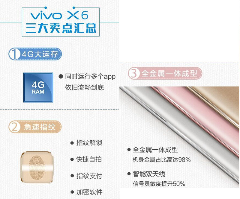 vivo X6 teaser