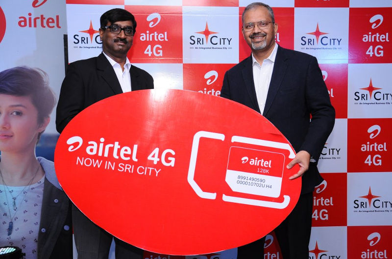 Airtel 4G launch Sri City