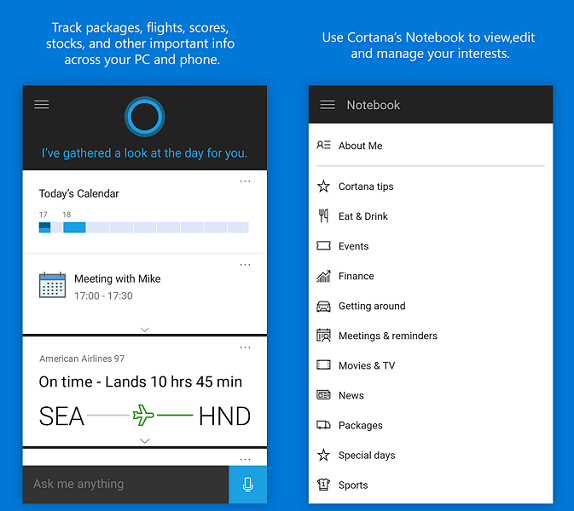 Cortana Android