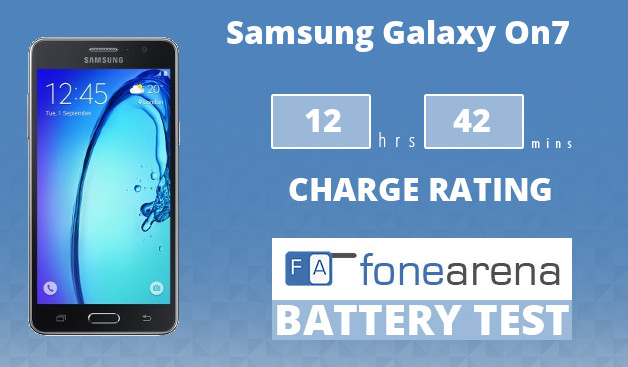 Samsung Galaxy On7 FA One Charge Rating