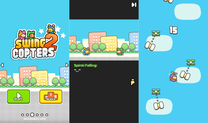 Swing Copters 2 From Flappy Bird Creator