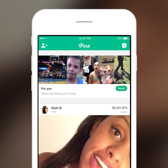 Vine personalized channel