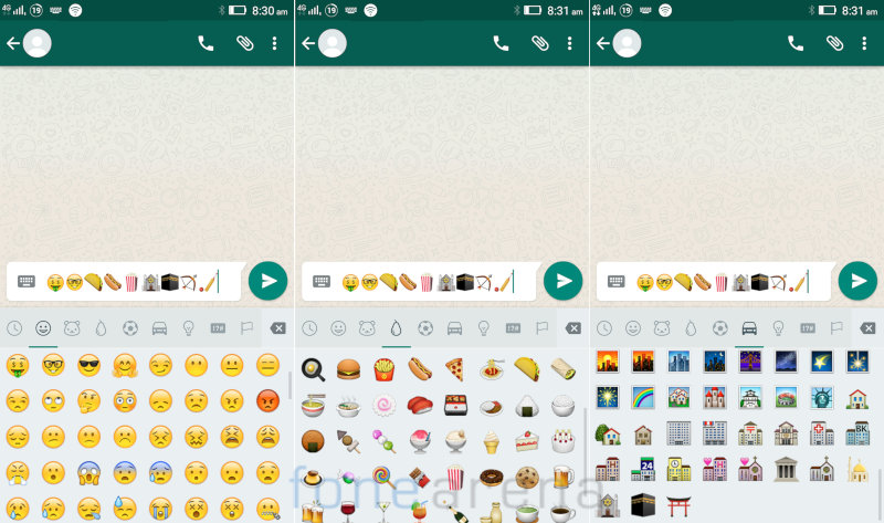 WhatsApp for Android Emojis