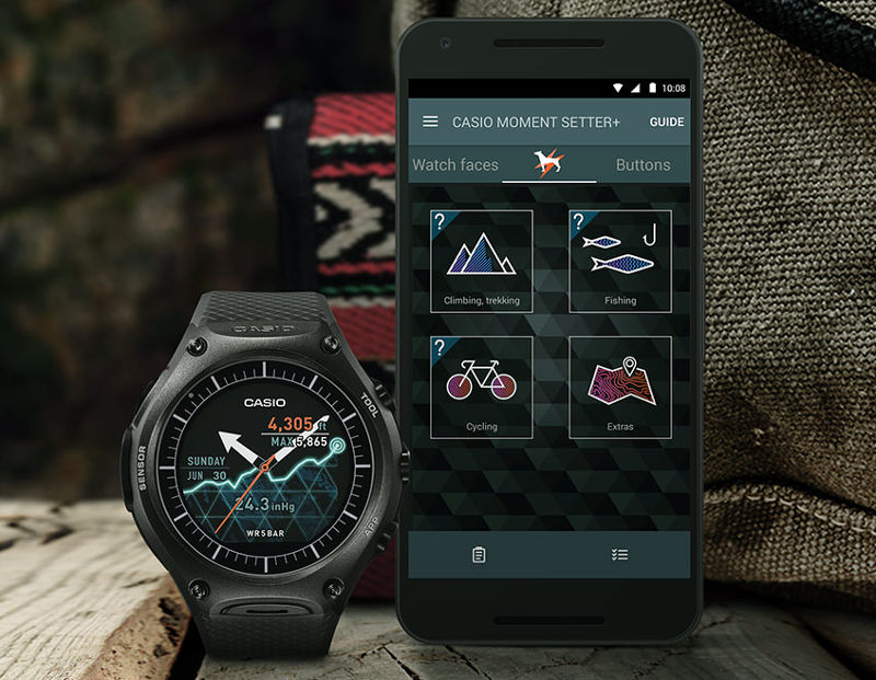 Casio smart best sale watch android