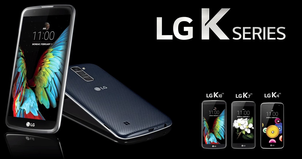 LG K Series - K10 K7 and K4