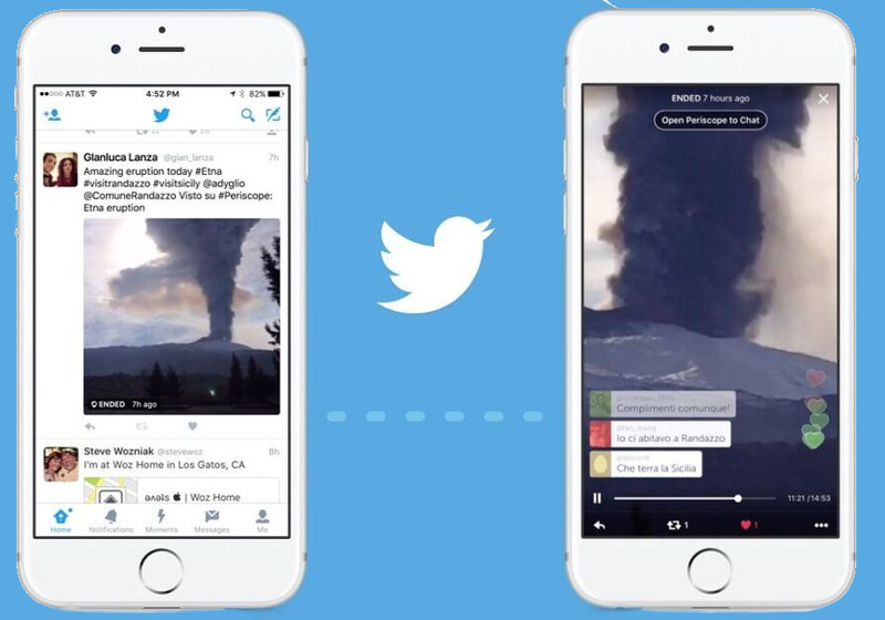 Twitter for iOS Periscope