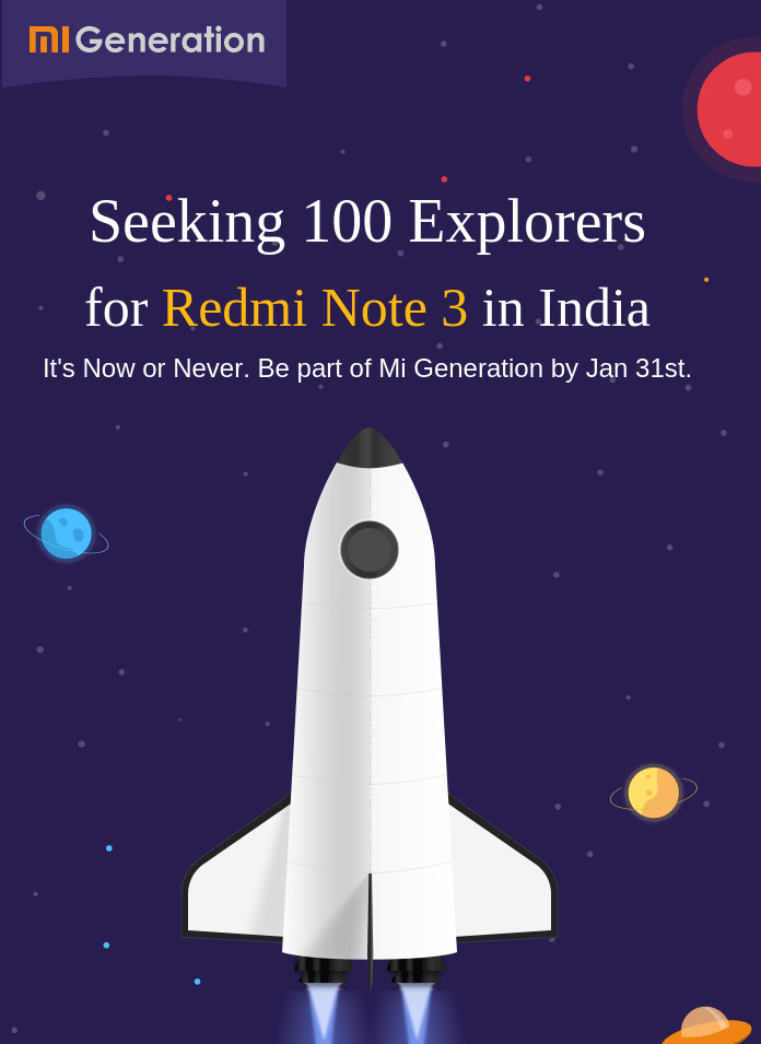 Xiaomi Redmi Note 3 explorers India