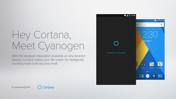 cortana cyanogen