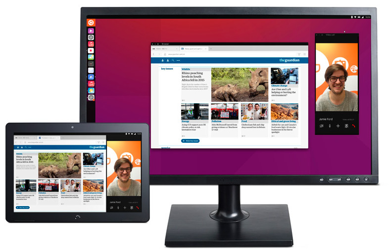 BQ Aquaris M10 Ubuntu Edition convergent