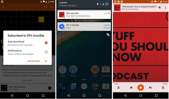 Google Play Music s Podcasts