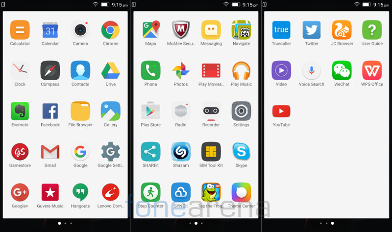 Lenovo Vibe K4 Note Apps