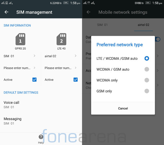 Lenovo Vibe K4 Note Dual SIM and Connectivity