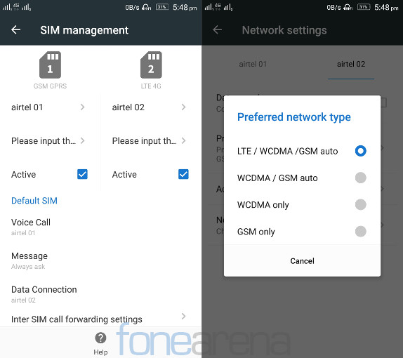 Lenovo Vibe X3 Dual SIM and Connectivity