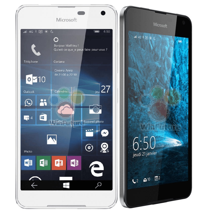 Microsoft Lumia 650 leak