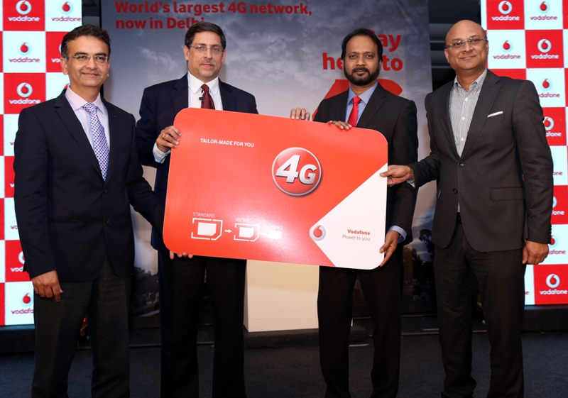 Vodafone 4G launch Delhi