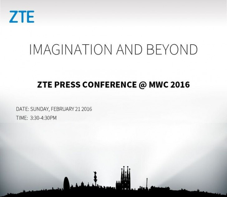 ZTE MWC 2016 invite