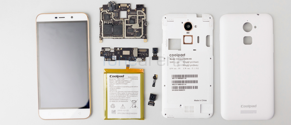 Coolpad Note 3 Lite Teardown