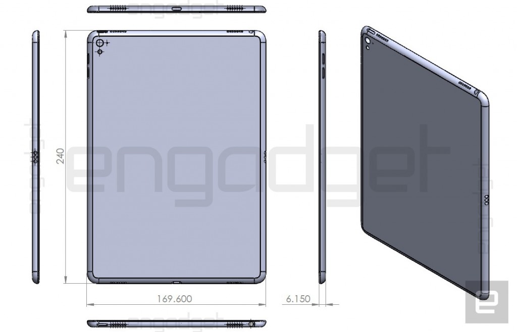 Apple iPad Air 3 drawing reveals an iPad Pro like design