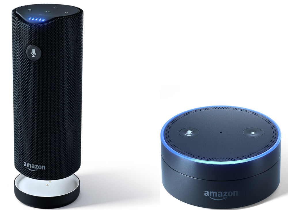 Amazon Tap and Echo Dot