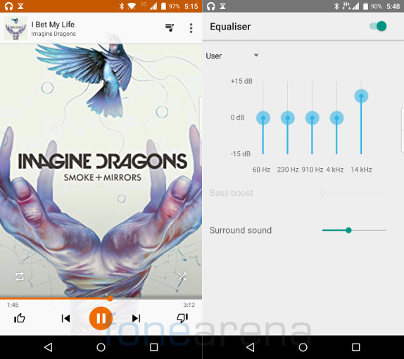 BlackBerry Priv Music Player