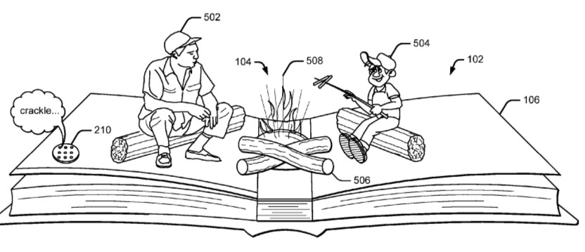 Google interactive book patent