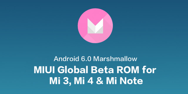 MIUI Android 6.0 Global Beta ROM