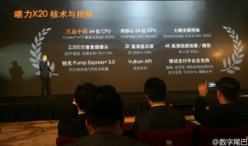 MediaTek Helio X20 event