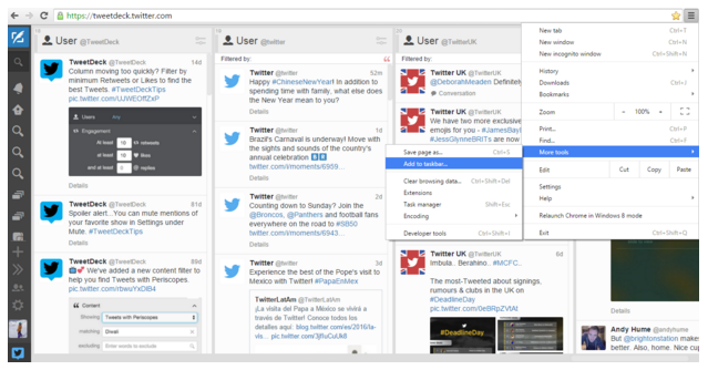 twitter subscription tweetdeck unique content