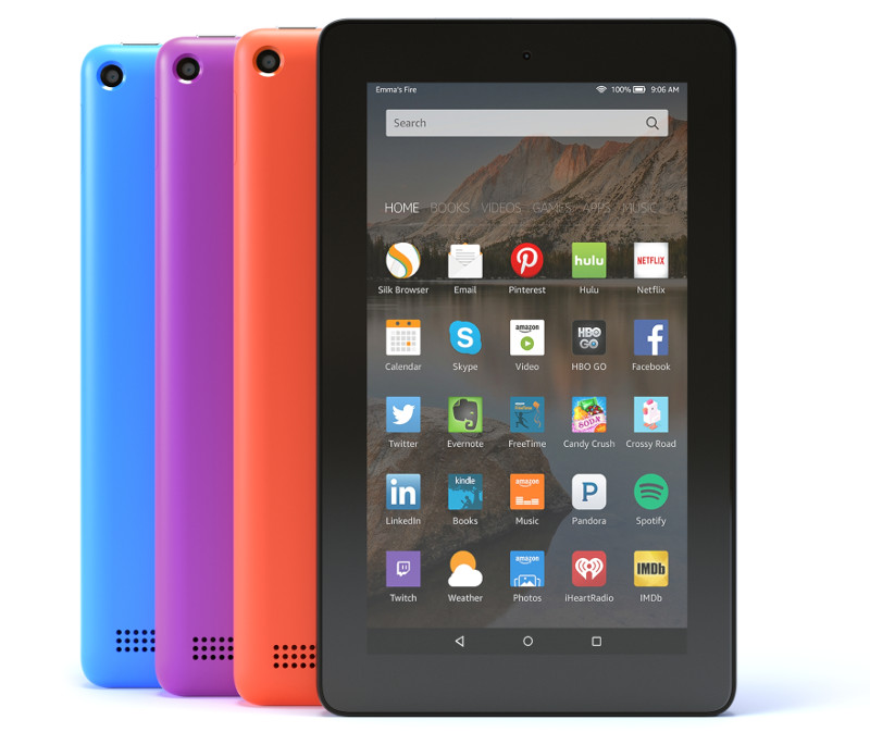 Amazon's affordable 7-inch Fire tablet gets 3 new colors, 16GB version