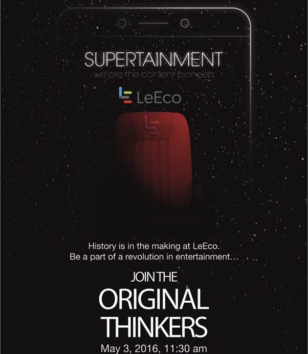 LeEco May 3 event India