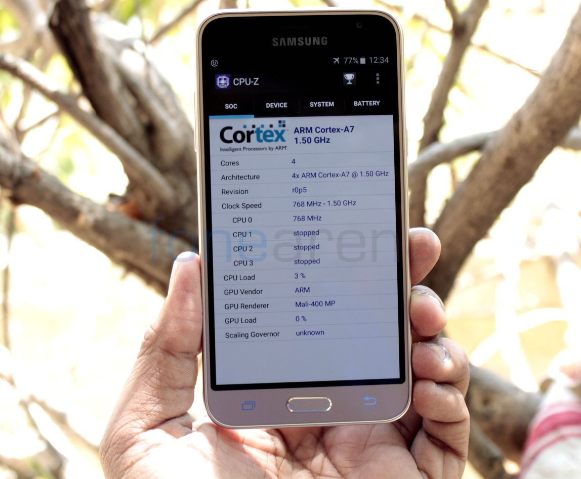 Samsung Galaxy J3 2016 benchmarks_fonearena