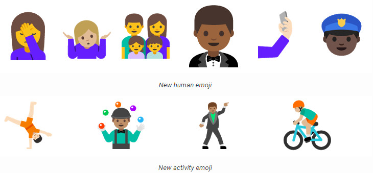 Unicode 9.0 Emoji Android N