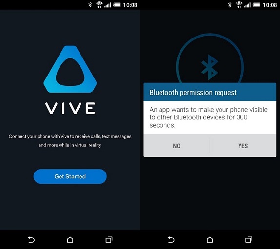 Vive Companion app