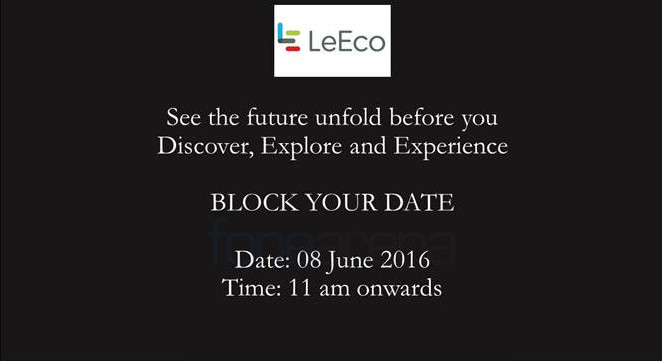 LeEco Le 2 invite June 8