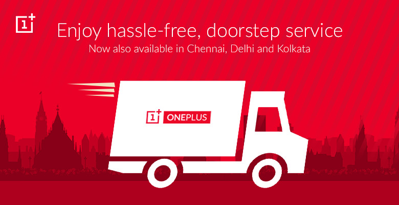 OnePlus free pick up and drop India