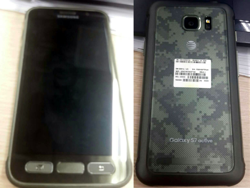 Samsung Galaxy S7 Active leak