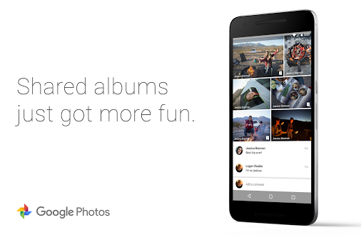 google photos shared albums