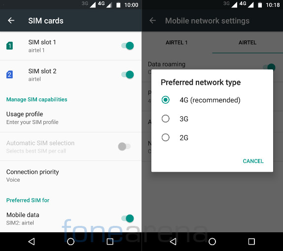 Moto G4 Plus Dual SIM and Connectivity