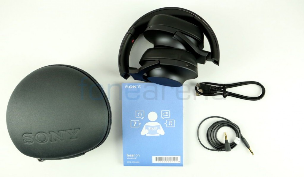 Sony h.ear on Wireless Noise Cancelling headphones MDR-100ABN Unboxing
