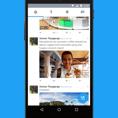 Twitter android