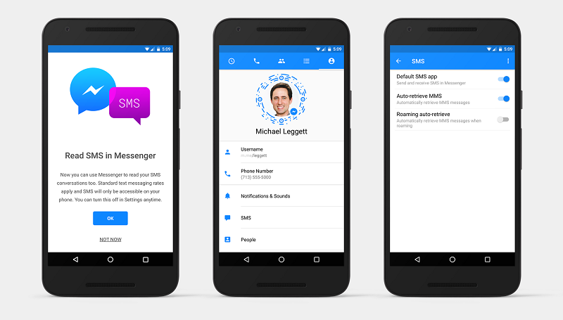 fb messenger sms-1