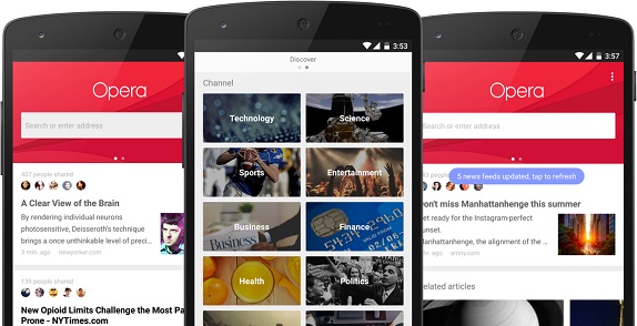 opera news and search app