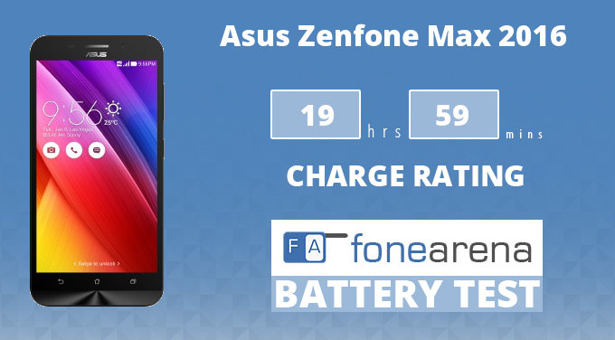 Asus Zenfone Max 2016 FA One Charge Rating