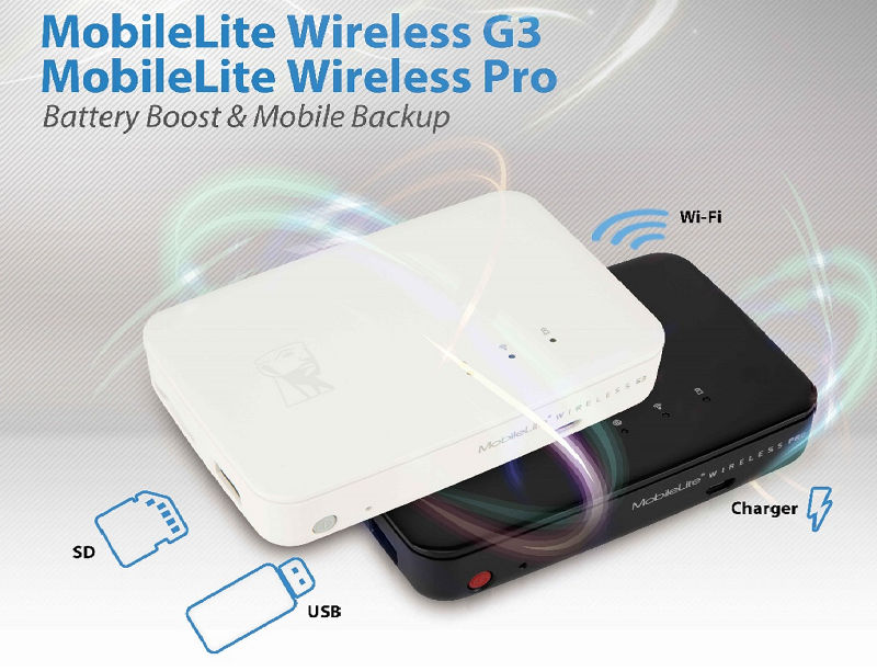 Kingston MobileLite Wireless G3 and Wireless Pro