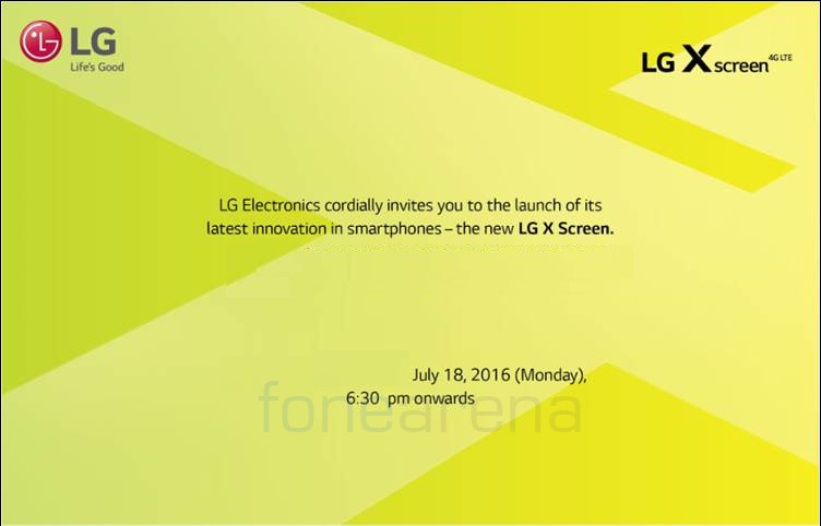 LG X Screen India launch