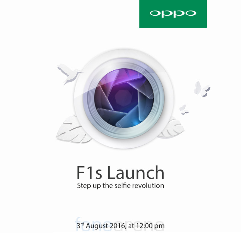 OPPO F1s India launch invite