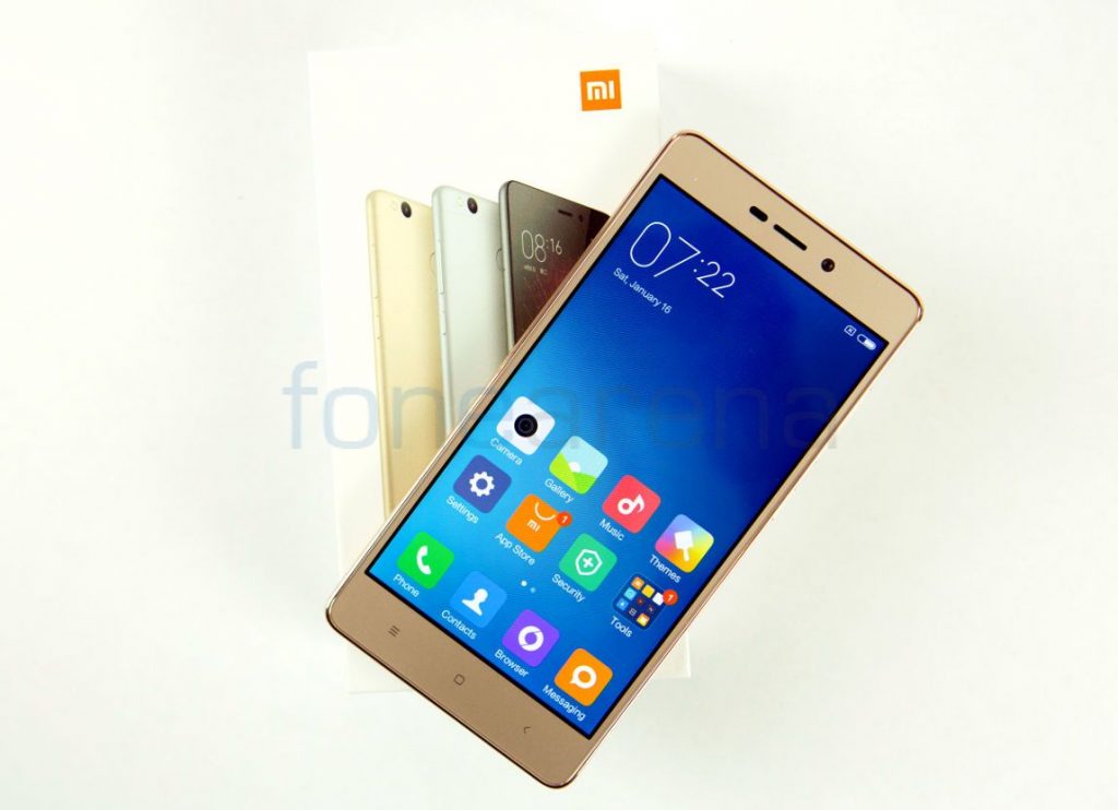 redmi 3s gold